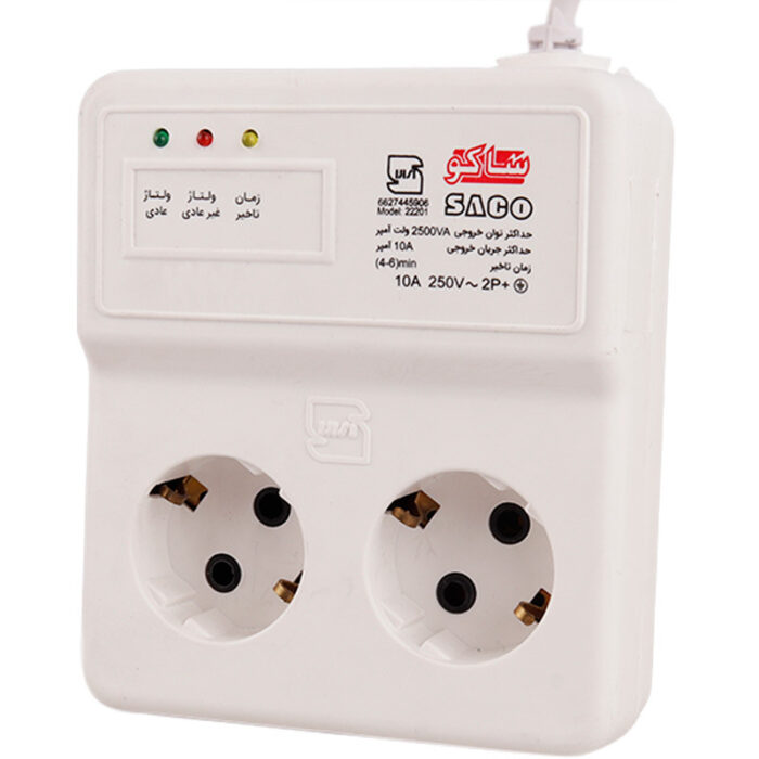 SACO 22201 VOLTAGE PROTECTOR WITH 2 ENTRIES