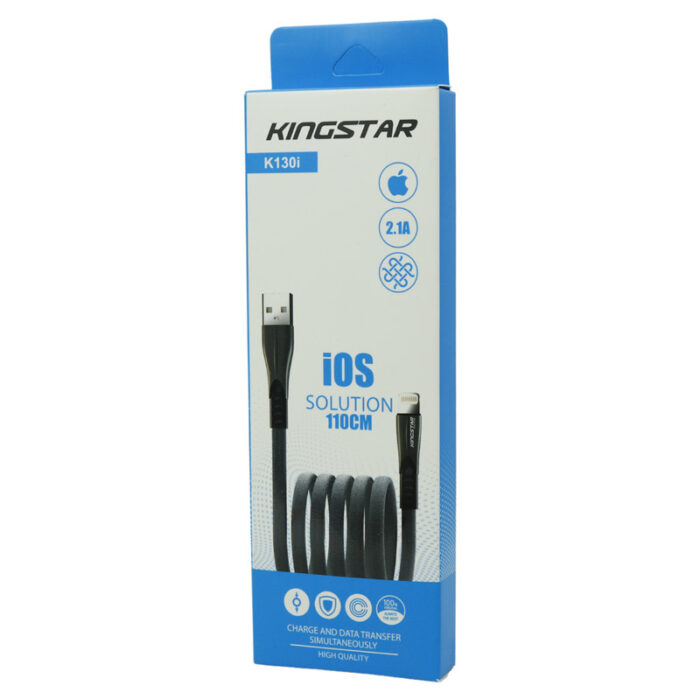 KINGSTAR K130I 2.1A 1.1M LIGHTNING CABLE