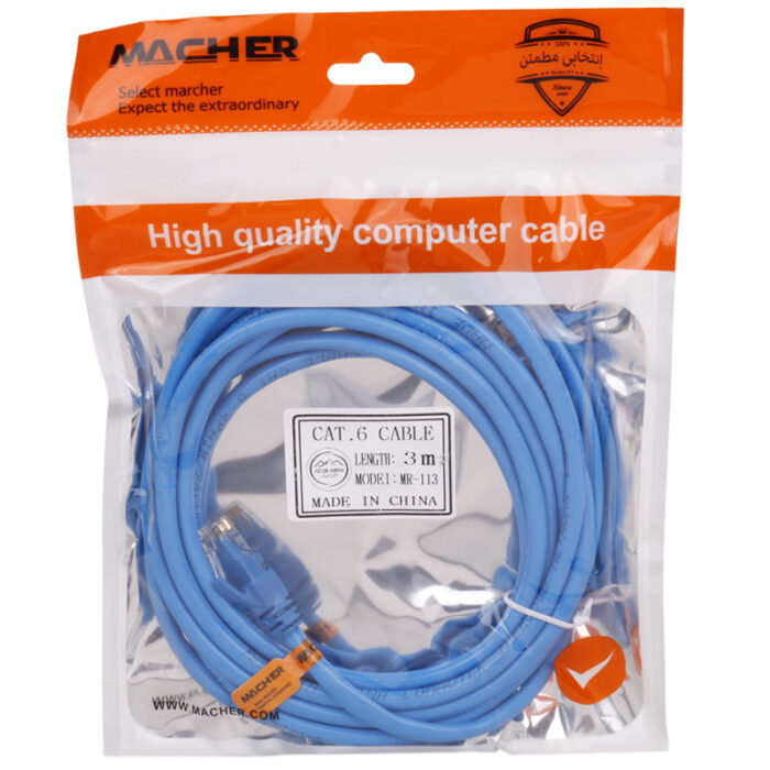 MACHER MR-113 CAT6 3M LAN CABLE