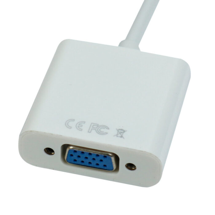 MINI DISPLAY PORT MALE TO VGA FEMALE ADAPTER