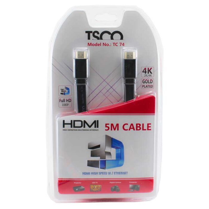 TSCO TC 74 HDMI 5M CABLE