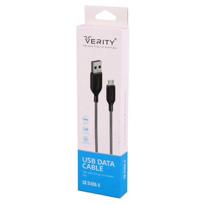 VERITY CB 3149A-G 1M MICRO USB CHARGING CABLE