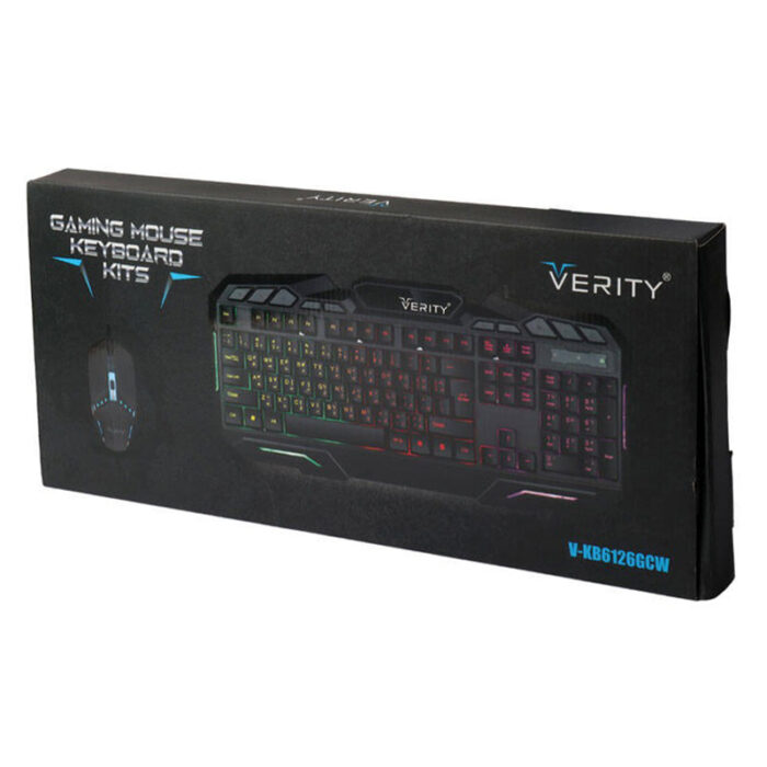 VERITY V-KB6126GCW KEYBOARD AND MOUSE