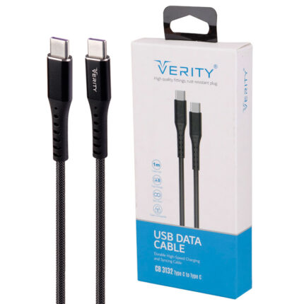 VERITY CB3132C TYPE-C TO TYPE-C 1M CABLE