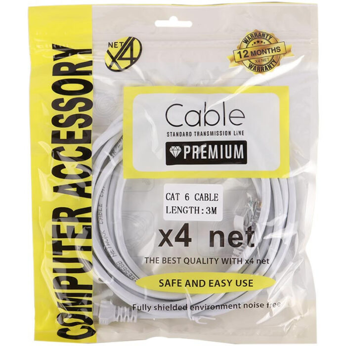 X4 NET CAT6 2M LAN CABLE