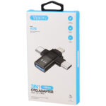 VERITY A316 OTG USB3.0 TO MICROUSB / LIGHTNING / TYPE-C ADAPTER