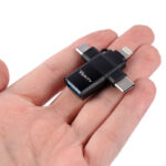 VERITY A316 OTG USB3.0 TO MICROUSB / LIGHTNING / TYPE-C ADAPTER