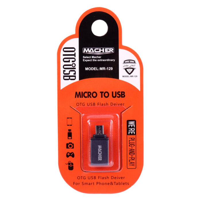 MACHER MR-129 OTG MICROUSB ADAPTER